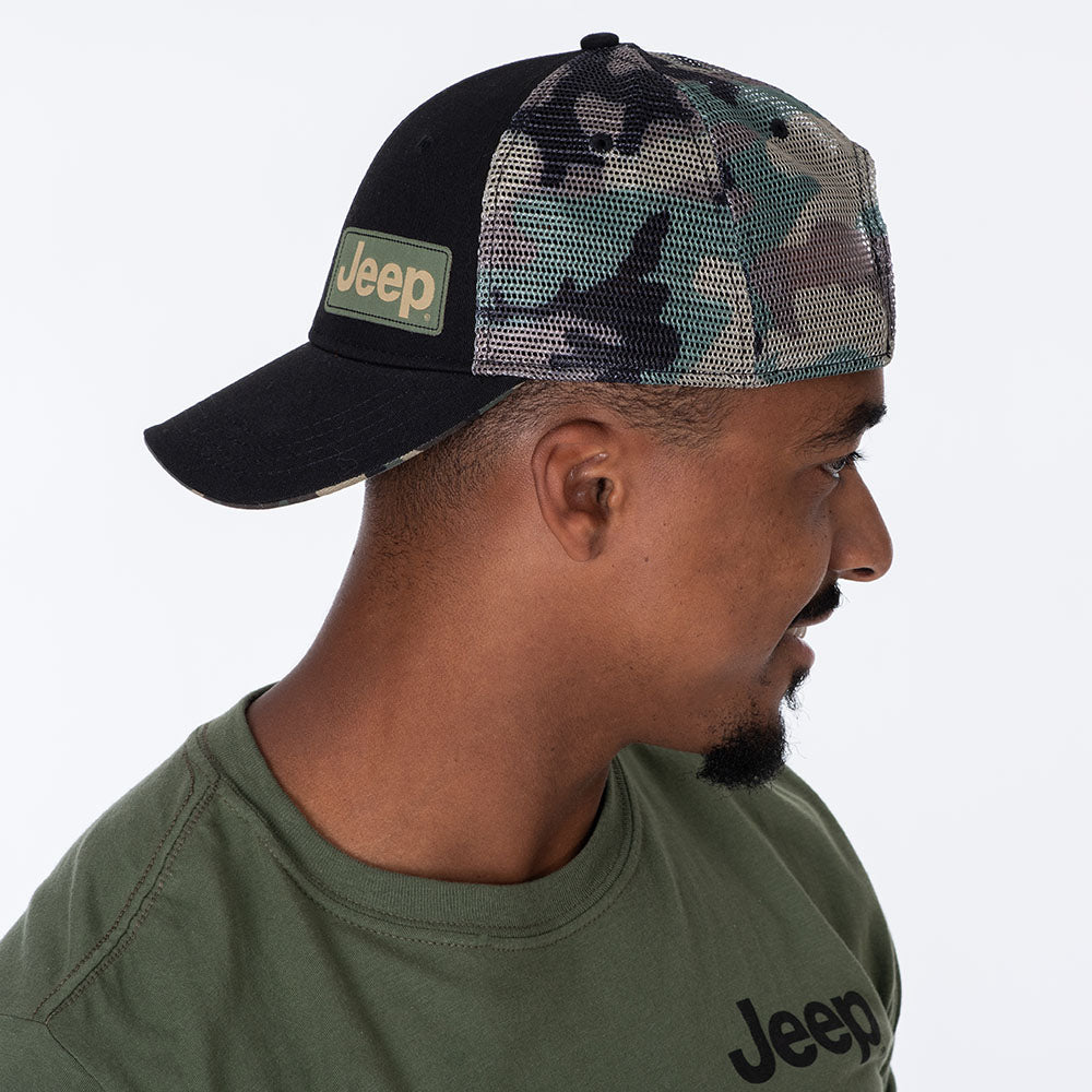 JEDCo Hat Black / One Size Fits Most Jeep - Woodland Camo Hat