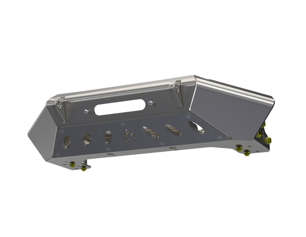 Artec Industries Front Bumpers 07-Up Jeep Wranger/Gladiator High Clearance Front Bumper Powdercoat Black Steel - JJ9021