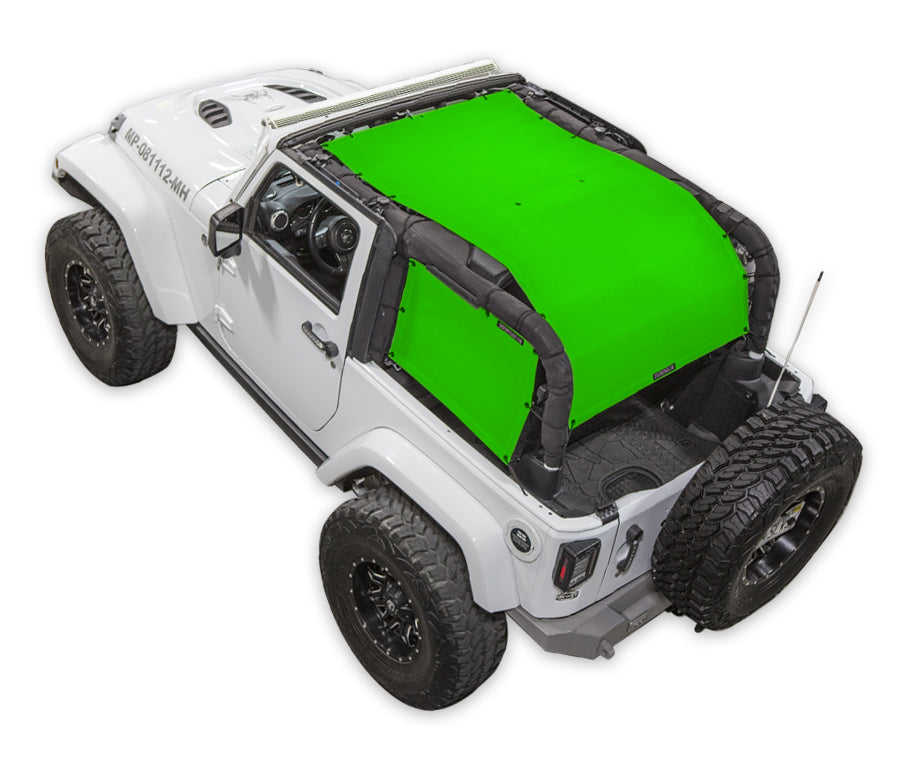 SPIDERWEBSHADE Product Green JK-2D ShadeCage