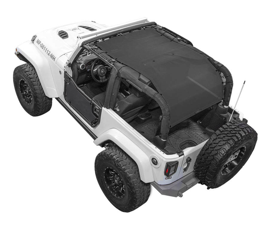 SPIDERWEBSHADE Product Black JK-2D ShadeSkins