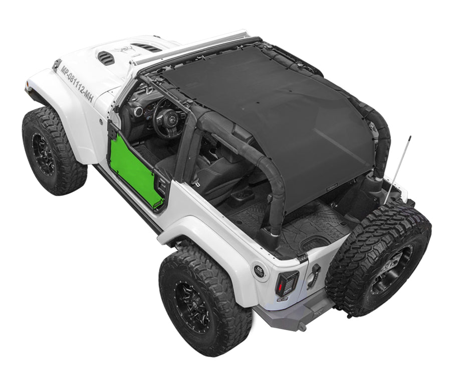 SPIDERWEBSHADE Product Green JK-2D ShadeSkins