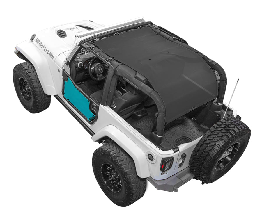 SPIDERWEBSHADE Product Teal JK-2D ShadeSkins
