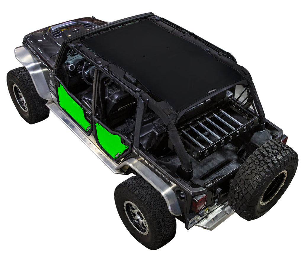 SPIDERWEBSHADE Product Green JK-4D ShadeSkins