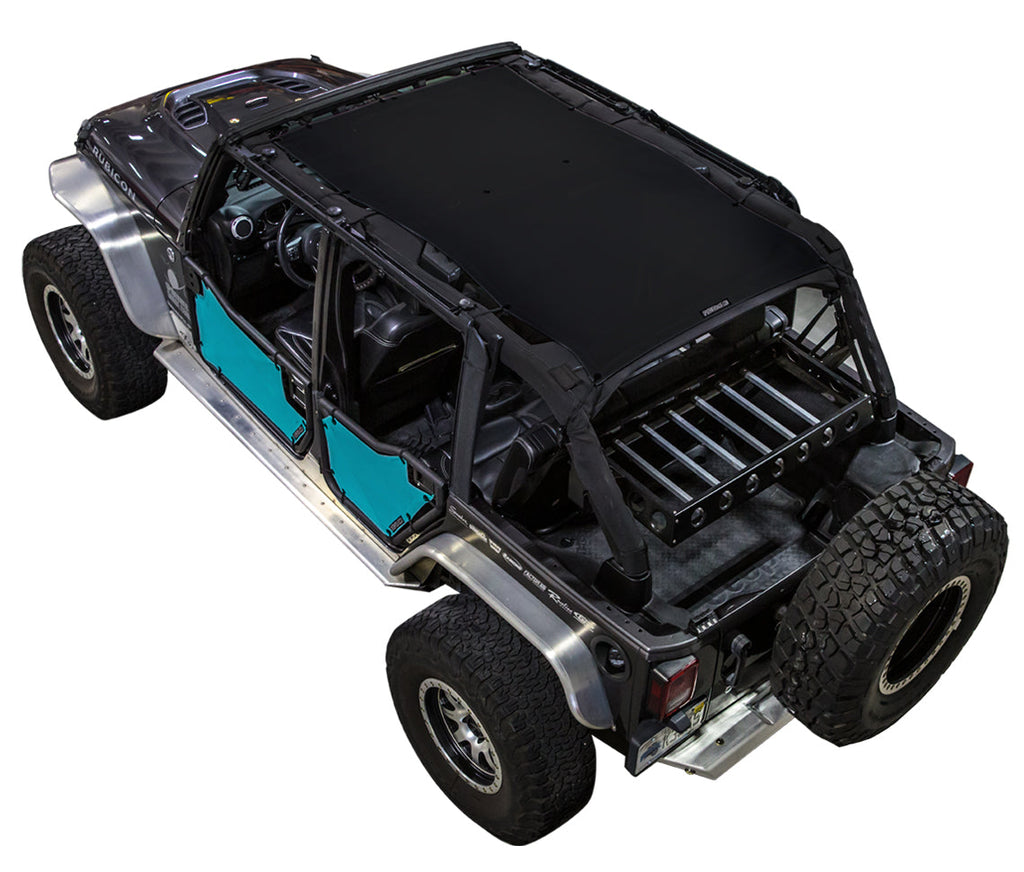 SPIDERWEBSHADE Product Teal JK-4D ShadeSkins