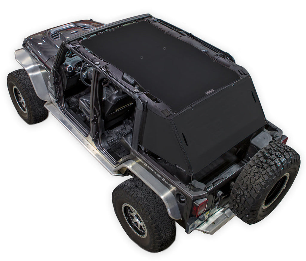SPIDERWEBSHADE Product Black JK-4D Unlimited ShadeCage