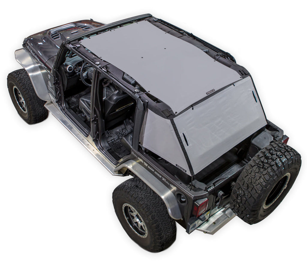SPIDERWEBSHADE Product Grey JK-4D Unlimited ShadeCage