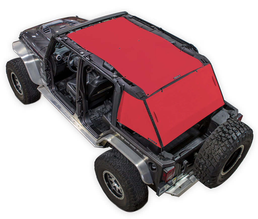 SPIDERWEBSHADE Product Red JK-4D Unlimited ShadeCage