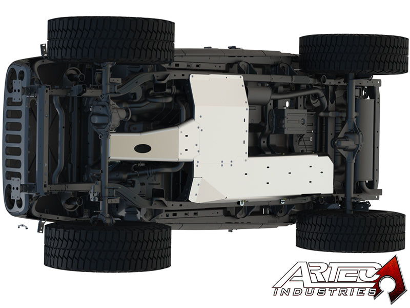 Artec Industries Transfer Skid Plate Armor JK Under Armor 4 Door Bellypan Kit 12-17 Wrangler JK Unlimited Artec Industries - JK1010