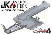 Load image into Gallery viewer, Artec Industries Transfer Skid Plate Armor JK Under Armor 4 Door Bellypan Kit 07-11 Wrangler JK Unlimited Artec Industries - JK1011