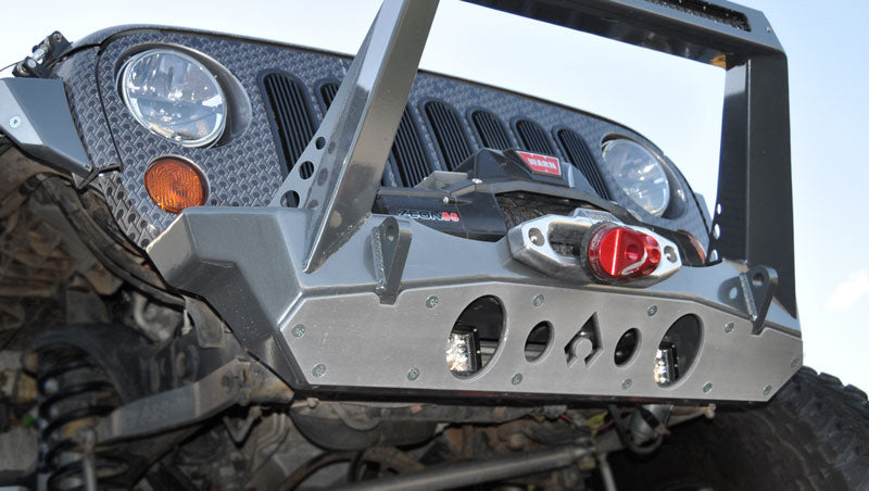 Artec Industries Bumper Guard Jeep JK Front Bumper Rock Guard 07-18 Wrangler JK Aluminum Artec Industries - JK2308