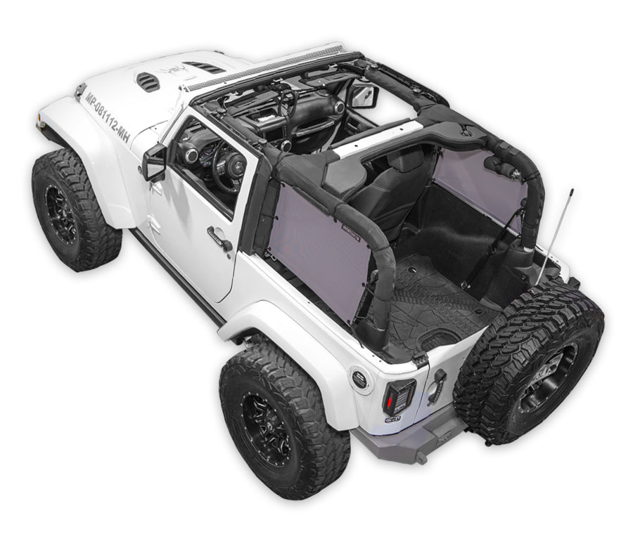 SPIDERWEBSHADE Product Grey JK-2D SpiderSides