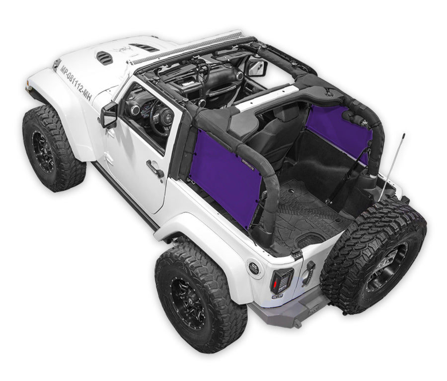 SPIDERWEBSHADE Product Purple JK-2D SpiderSides