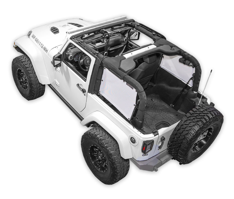 SPIDERWEBSHADE Product White JK-2D SpiderSides