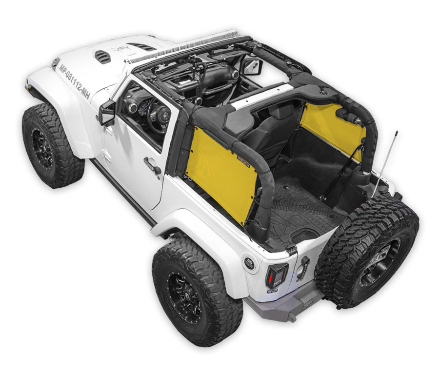 SPIDERWEBSHADE Product Yellow JK-2D SpiderSides