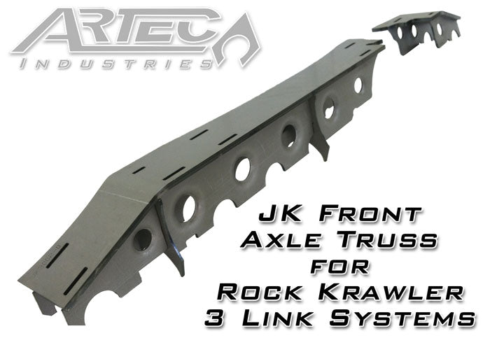 Artec Industries Axle Truss JK Front Axle Truss For Rock Krawler 3 Link Systems Dana 30 Artec Industries - JK3002