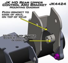 Load image into Gallery viewer, Artec Industries Axle Brackets Rear JK HD Rear Axle UCA Brackets Pair Artec Industries - JK4424
