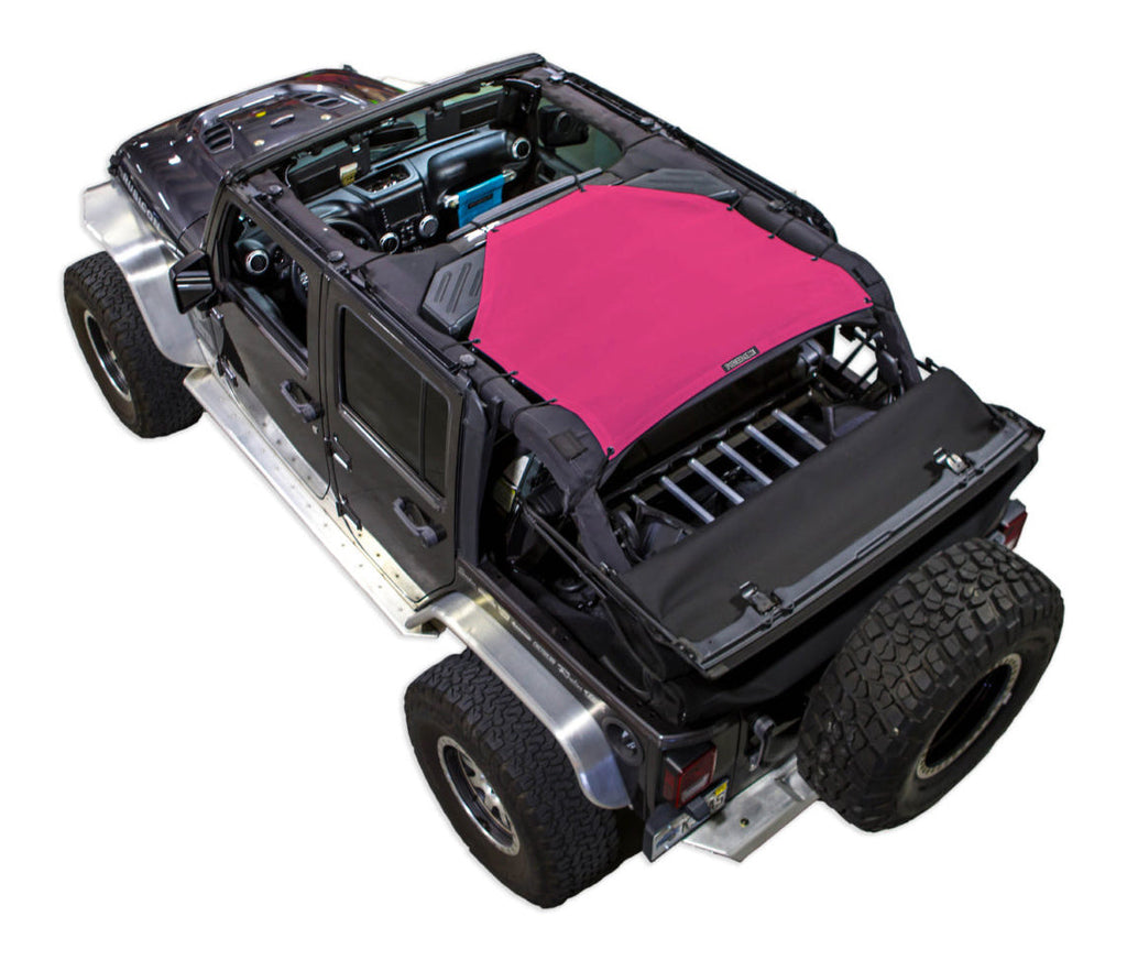 SPIDERWEBSHADE Product Pink JK-4D Rear