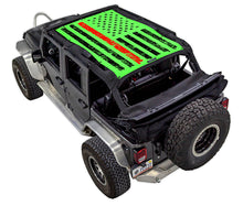 Load image into Gallery viewer, SPIDERWEBSHADE Product Green JK-4D Tactical Flag Distressed Thin Red Line