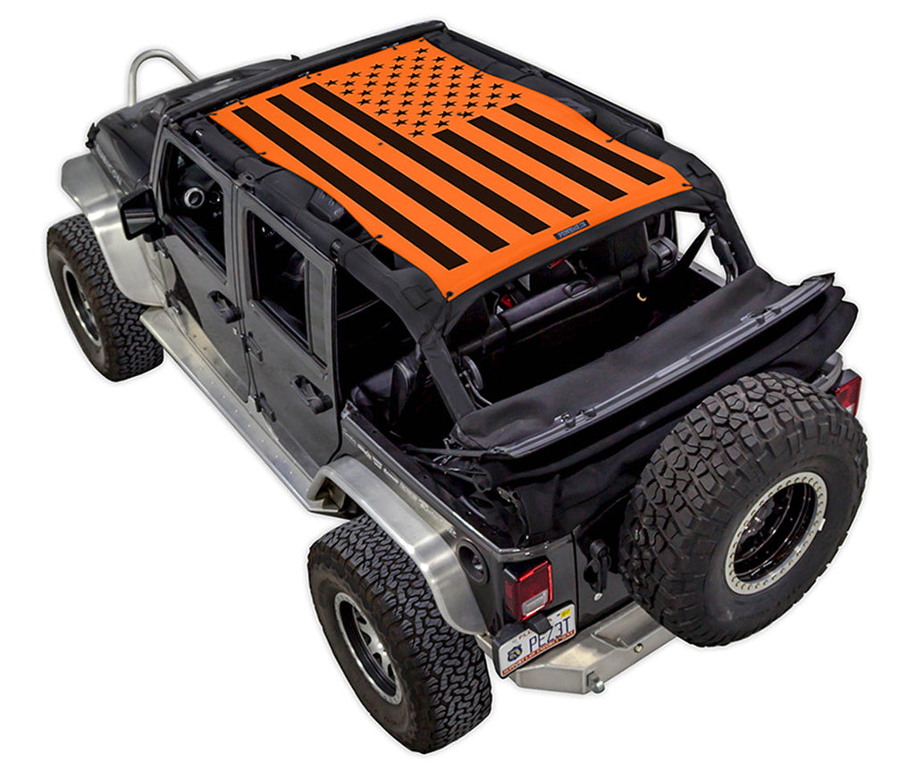SPIDERWEBSHADE Product Orange JK-4D Tactical Flag Solid