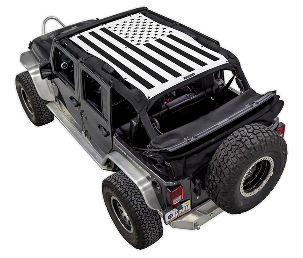 SPIDERWEBSHADE Product White JK-4D Tactical Flag Solid