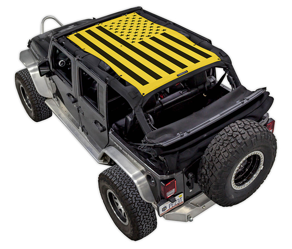 SPIDERWEBSHADE Product Yellow JK-4D Tactical Flag Solid