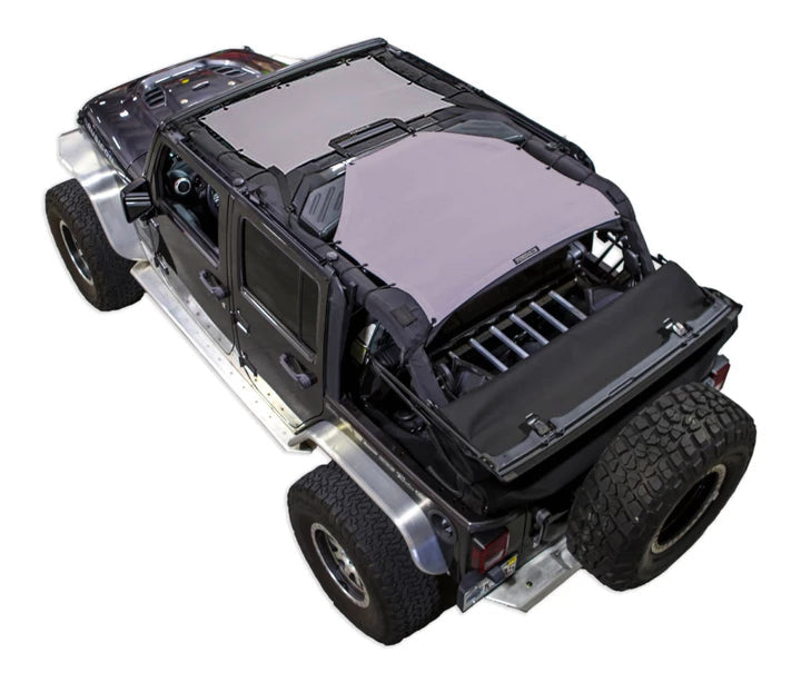 SPIDERWEBSHADE Product Grey JK4D 2 Piece Front & Rear