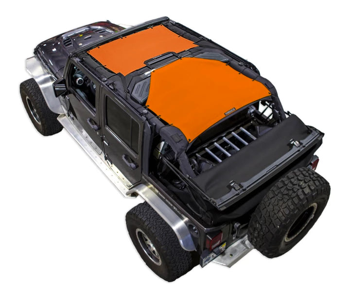 SPIDERWEBSHADE Product Orange JK4D 2 Piece Front & Rear