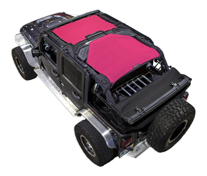 SPIDERWEBSHADE Product Pink JK4D 2 Piece Front & Rear