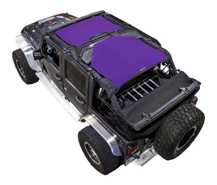 SPIDERWEBSHADE Product Purple JK4D 2 Piece Front & Rear