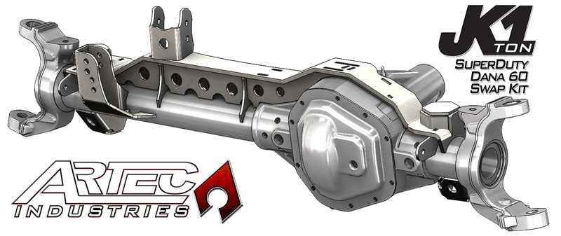 Artec Industries Axle Truss JK 1 Ton Superduty 99-04 Front Dana 60 Swap Kit W/Daystar Bushings Artec Industries - JK6031