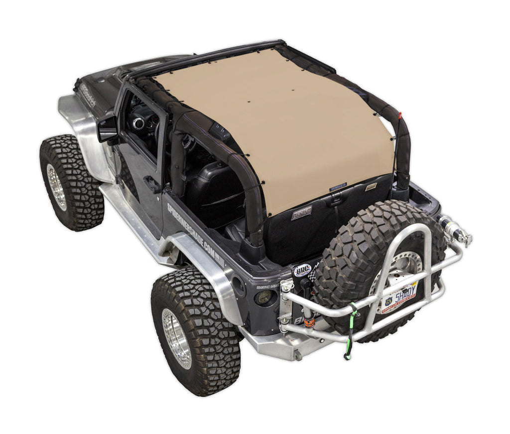 SPIDERWEBSHADE Product Tan JK-2D Long