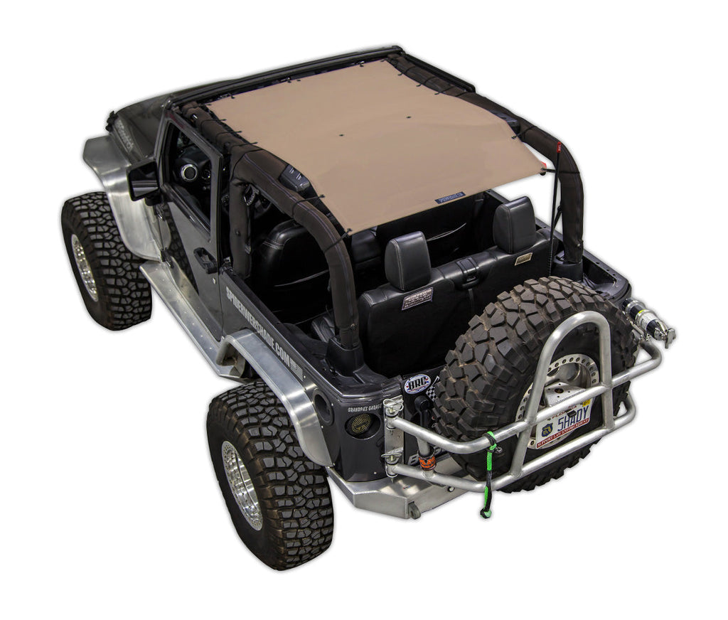 SPIDERWEBSHADE Product Tan JK-2D