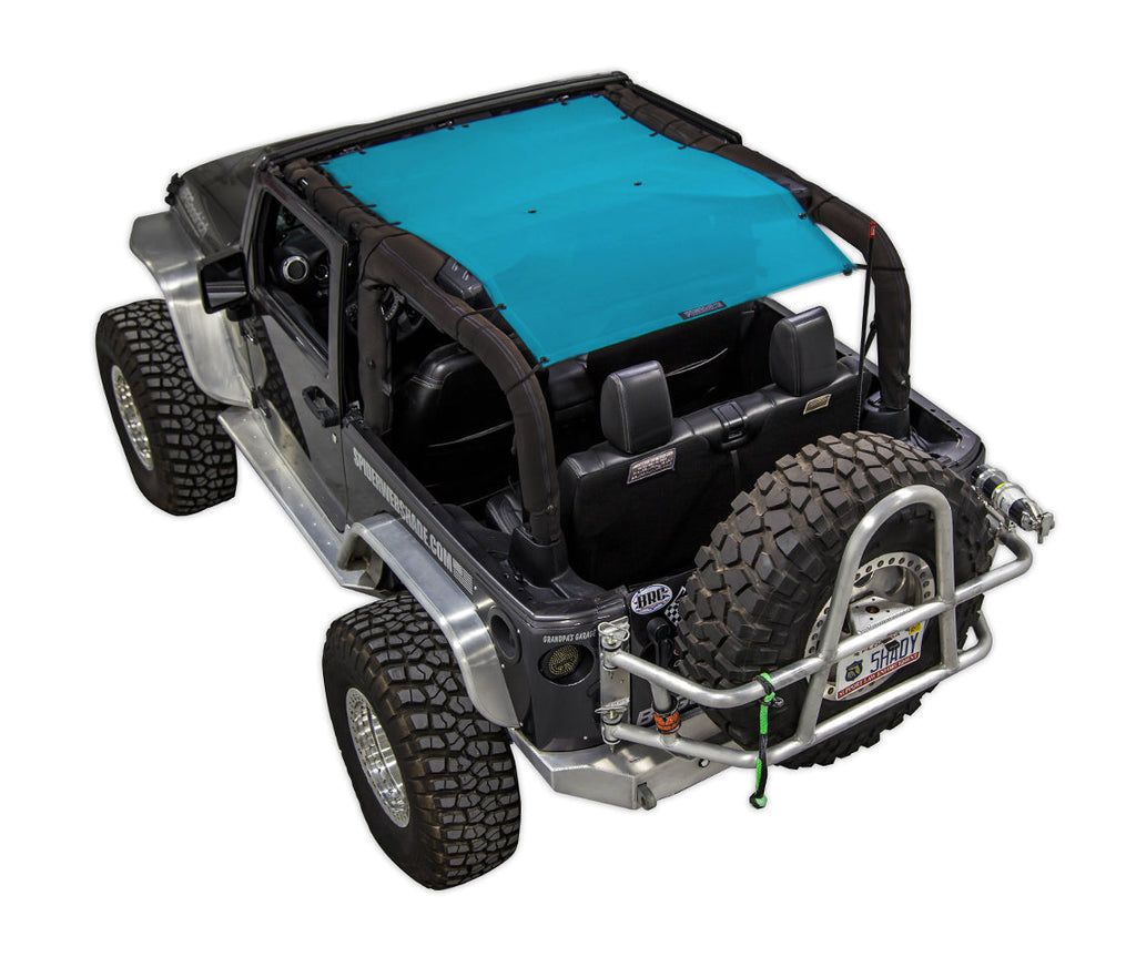 SPIDERWEBSHADE Product Teal JK-2D