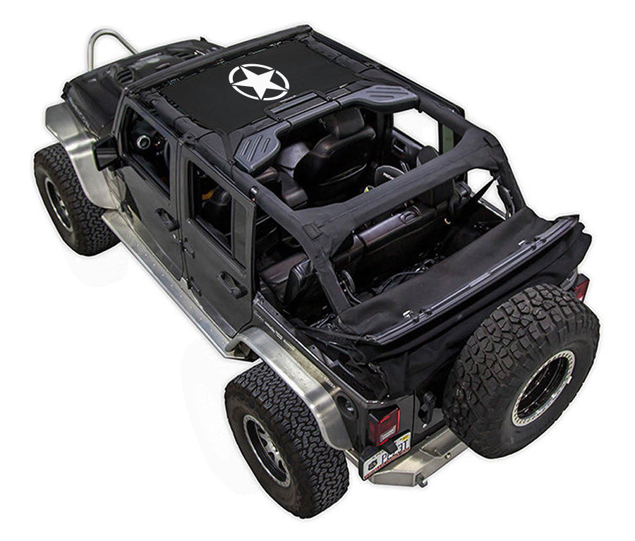 SPIDERWEBSHADE Product Black JKini-4D Oscar Mike Solid