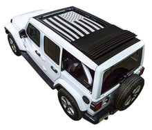 Load image into Gallery viewer, SPIDERWEBSHADE Product Black JL4D Power Top Tactical  Flag Solid