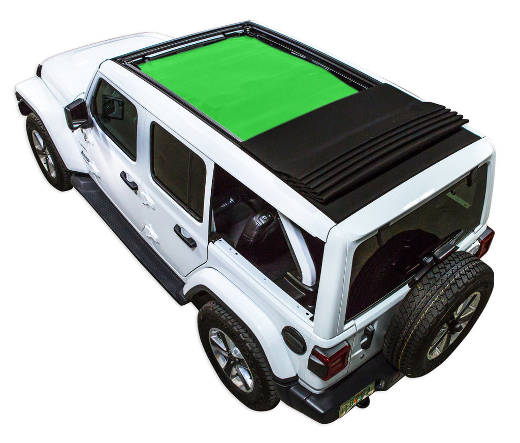 SPIDERWEBSHADE Product Green JL4D Power Top