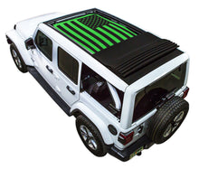Load image into Gallery viewer, SPIDERWEBSHADE Product Green JL4D Power Top Tactical  Flag Solid