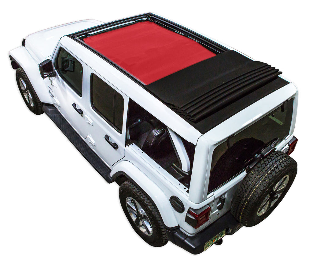 SPIDERWEBSHADE Product Red JL4D Power Top