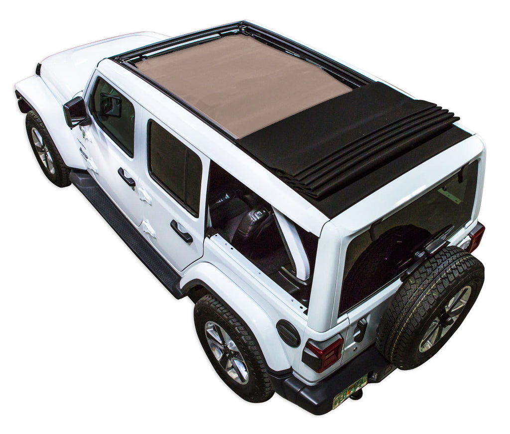 SPIDERWEBSHADE Product Tan JL4D Power Top