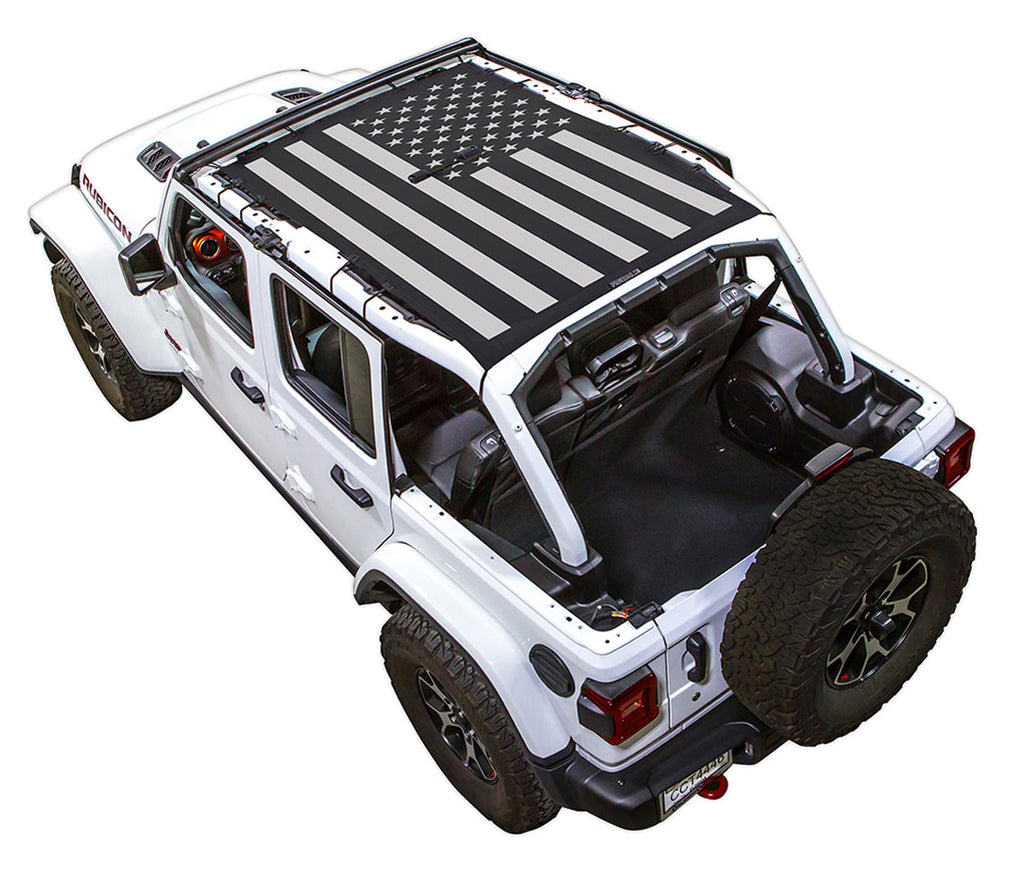 SPIDERWEBSHADE Product Black JL4D Tactical Flag Solid