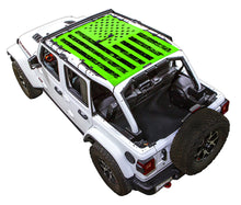 Load image into Gallery viewer, SPIDERWEBSHADE Product Green JL4D Tactical Flag Distressed