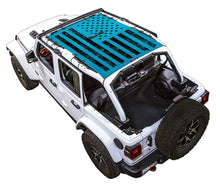 Load image into Gallery viewer, SPIDERWEBSHADE Product Teal JL4D Tactical Flag Distressed