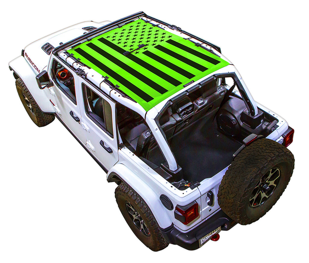 SPIDERWEBSHADE Product Green JL4D Tactical Flag Solid