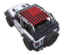 Load image into Gallery viewer, SPIDERWEBSHADE Product Red JL2D Tactical Flag Solid