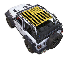 Load image into Gallery viewer, SPIDERWEBSHADE Product Yellow JL2D Tactical Flag Distressed