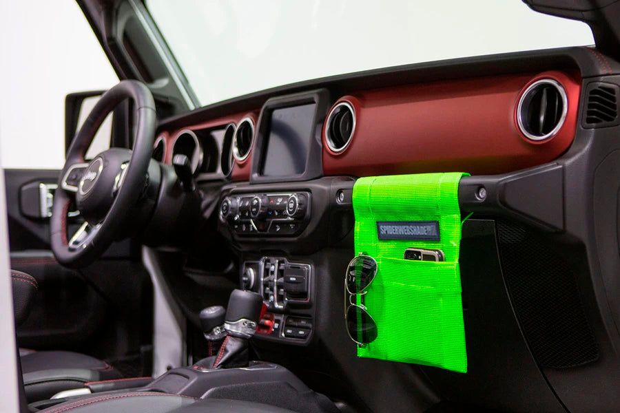 SPIDERWEBSHADE Product Green GrabBag JL