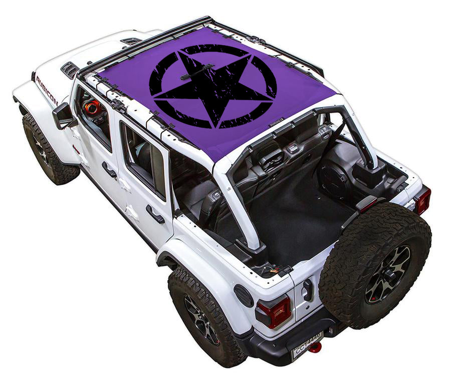 SPIDERWEBSHADE Product Purple JL4D Oscar Mike Distressed