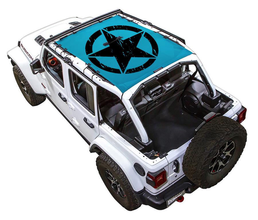 SPIDERWEBSHADE Product Teal JL4D Oscar Mike Distressed