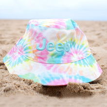 Load image into Gallery viewer, JEDCo Hat Jeep - Tie Dye Bucket Hat