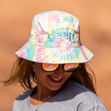 Load image into Gallery viewer, JEDCo Hat Jeep - Tie Dye Bucket Hat